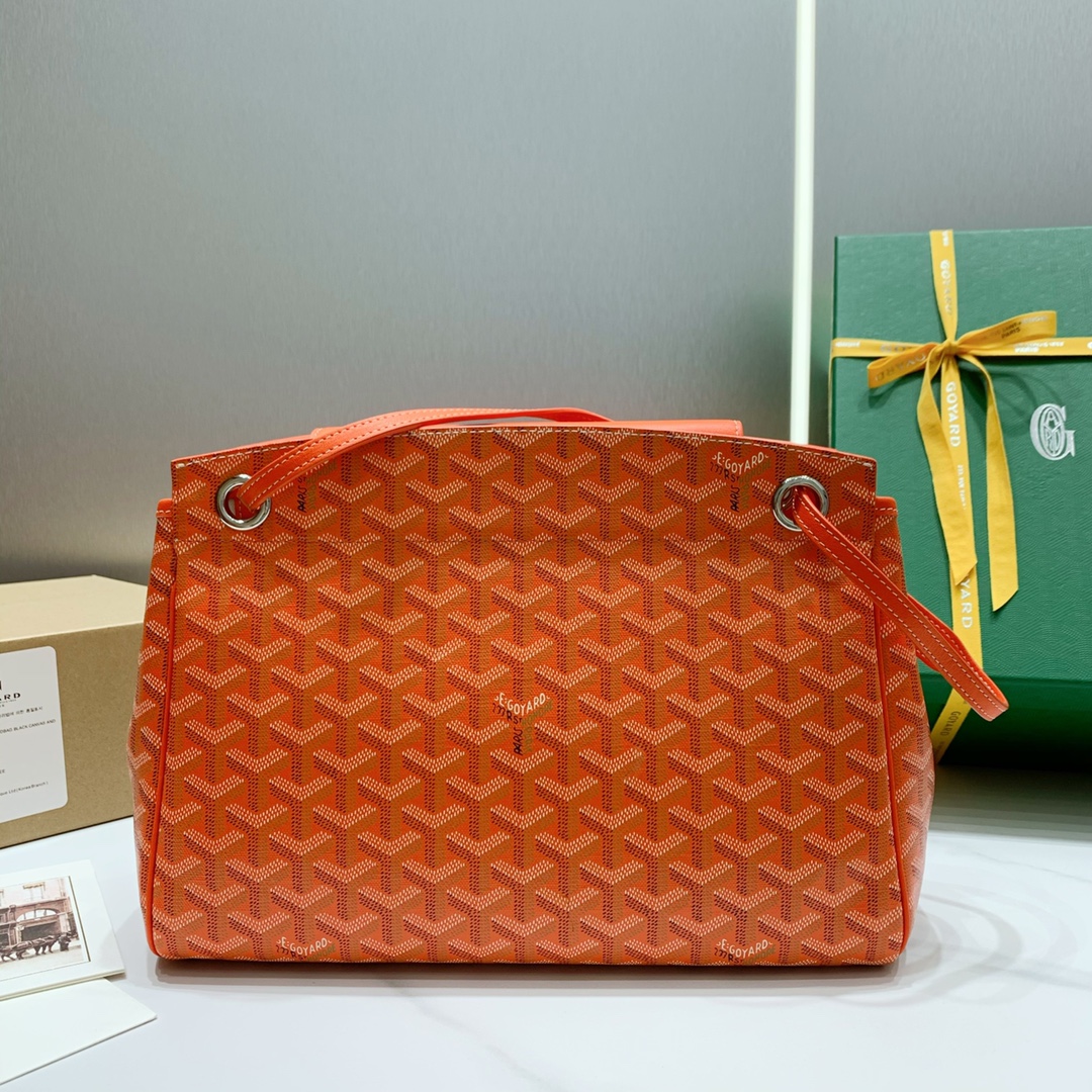 Rouette Souple Shoulder Bag In Orange